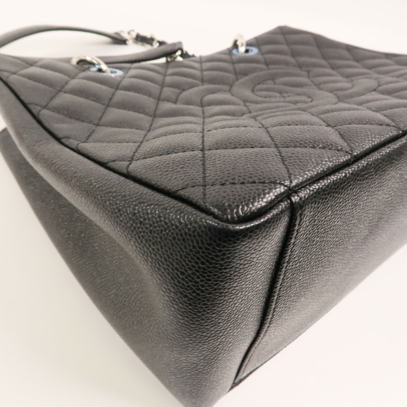 CHANEL 牛皮皮革GST Grand Shopping Tote Bag鏈帶肩背袋-12