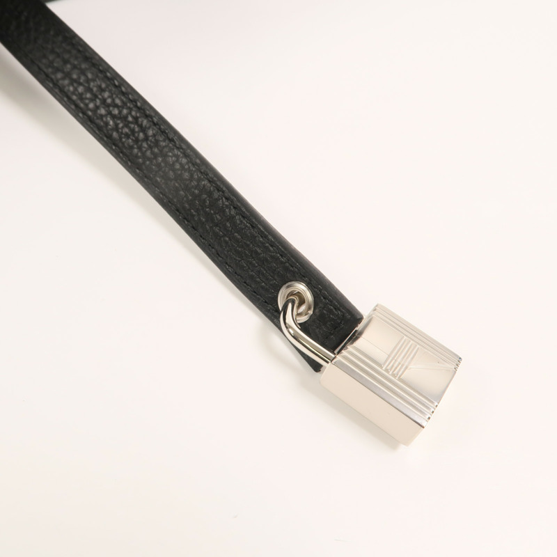 HERMES Clemence皮革Picotin MM手挽袋Noir-10