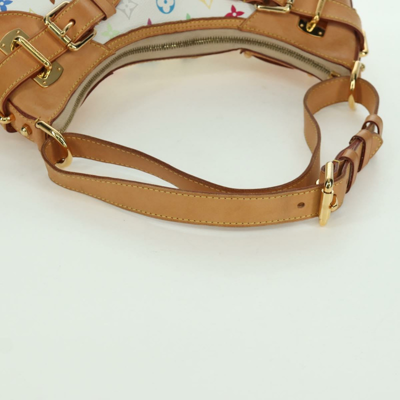 【日本直送】路易威登 Monogram Multicolor Greta 手提包 白色 M40195 LV 正品 BA11354V-7