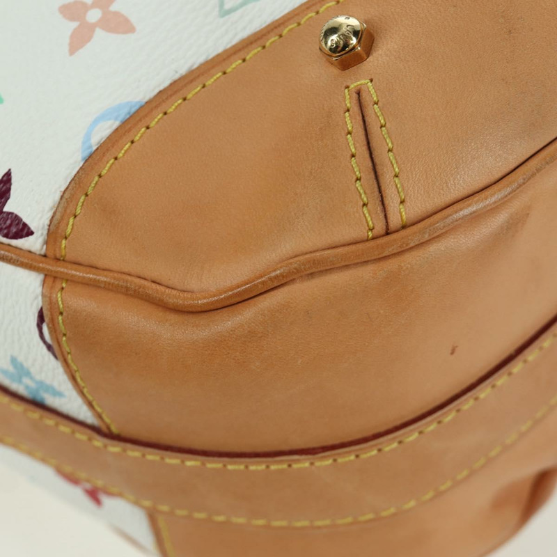 【日本直送】路易威登 Monogram Multicolor Greta 手提包 白色 M40195 LV 正品 BA11354V-15