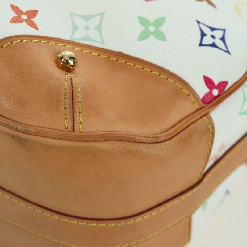 【日本直送】路易威登 Monogram Multicolor Greta 手提包 白色 M40195 LV 正品 BA11354V-16