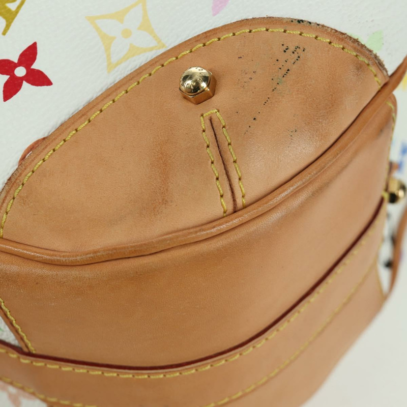 【日本直送】路易威登 Monogram Multicolor Greta 手提包 白色 M40195 LV 正品 BA11354V-17