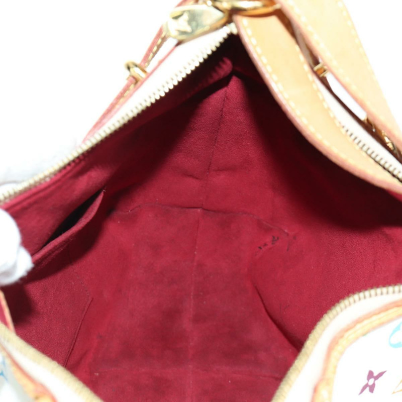 【日本直送】路易威登 Monogram Multicolor Greta 手提包 白色 M40195 LV 正品 BA11354V-21