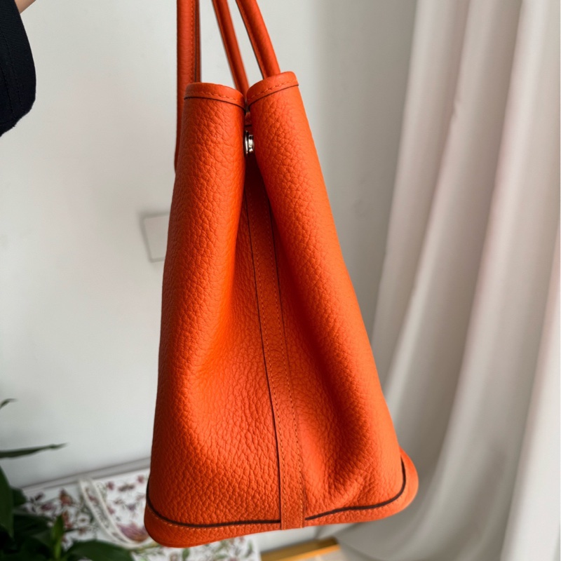 Hermes garden party 愛馬仕橙 花園36 R刻 無配件-1