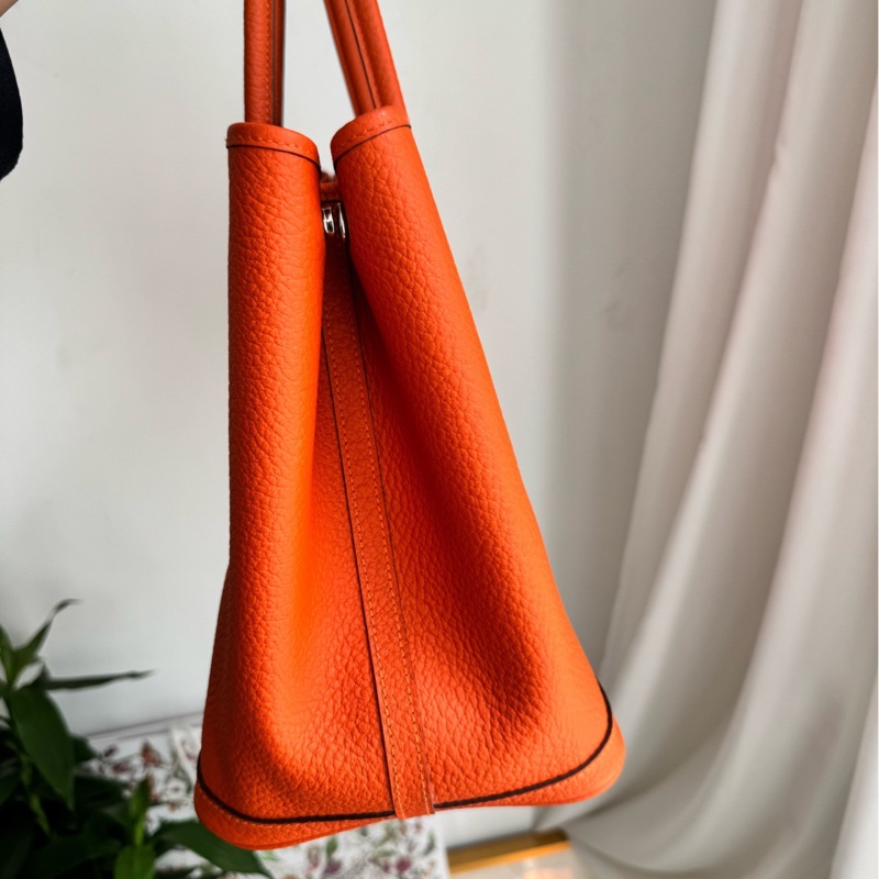 Hermes garden party 愛馬仕橙 花園36 R刻 無配件-2