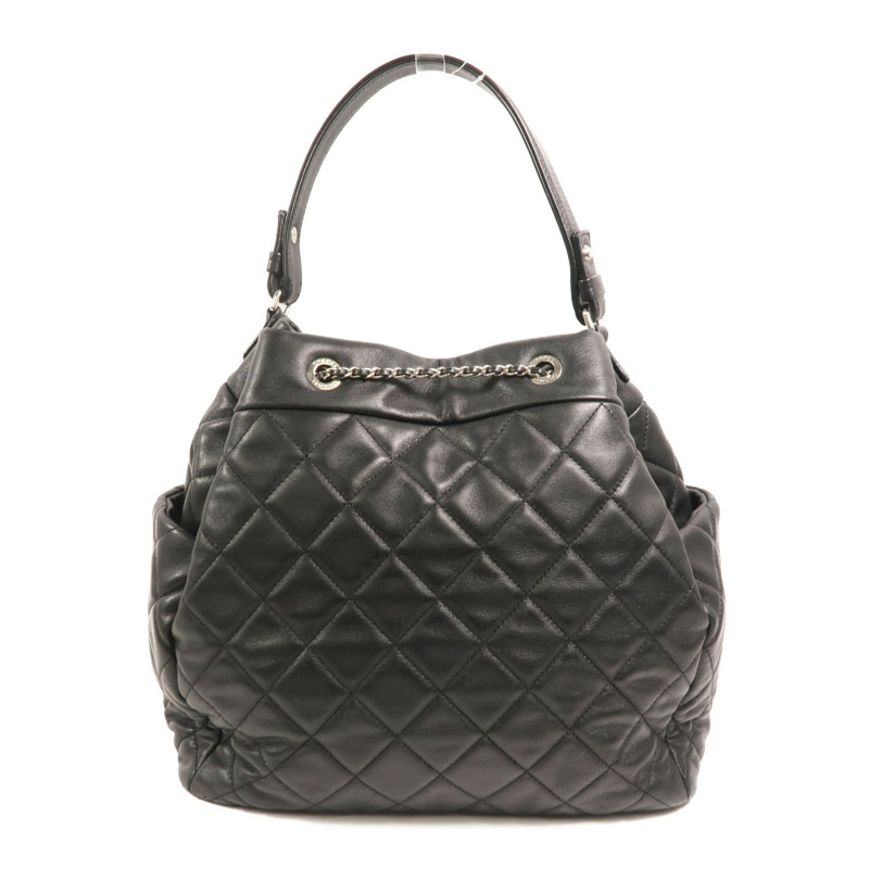 CHANEL 羊皮皮革Chain Shoulder Bag鏈帶肩背袋-1