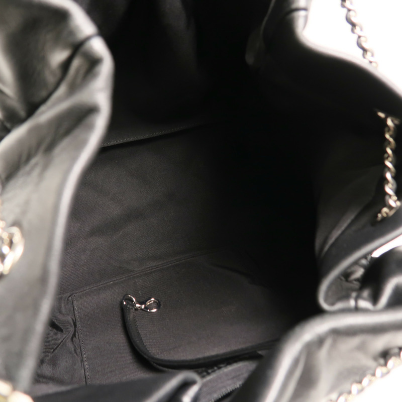 CHANEL 羊皮皮革Chain Shoulder Bag鏈帶肩背袋-4