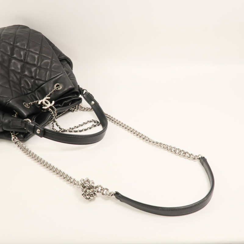 CHANEL 羊皮皮革Chain Shoulder Bag鏈帶肩背袋-7