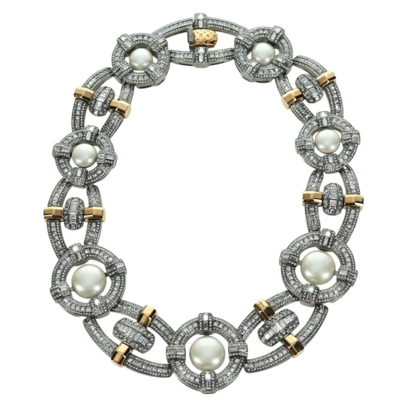【日本直送】路易威登 Collier LV Windsor 金屬銀色手鍊 MP2199 LV Auth LNZ615SM-0