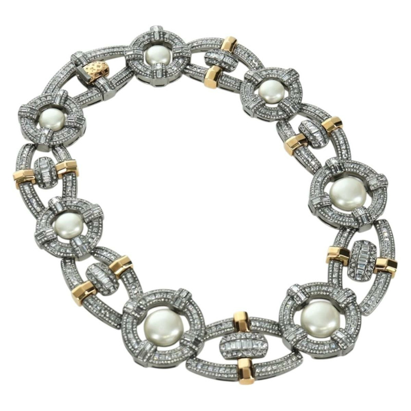 【日本直送】路易威登 Collier LV Windsor 金屬銀色手鍊 MP2199 LV Auth LNZ615SM-1