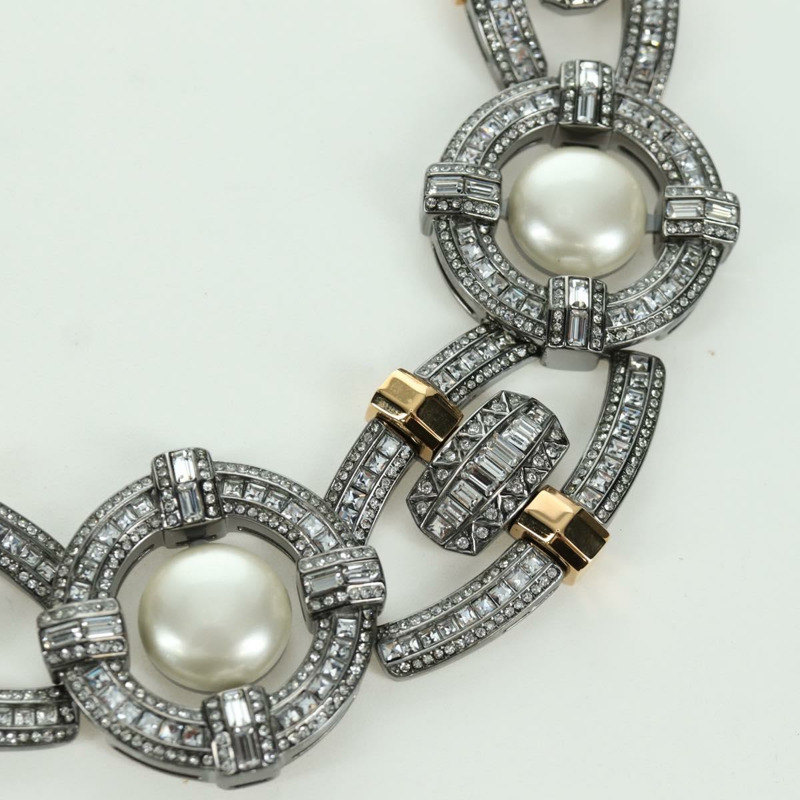 【日本直送】路易威登 Collier LV Windsor 金屬銀色手鍊 MP2199 LV Auth LNZ615SM-3