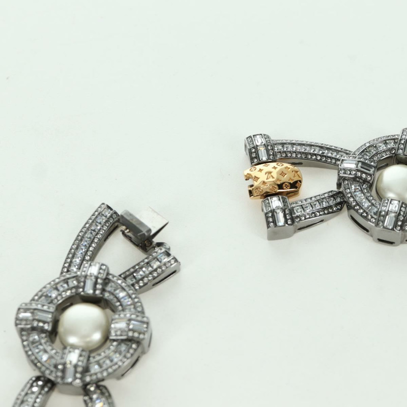 【日本直送】路易威登 Collier LV Windsor 金屬銀色手鍊 MP2199 LV Auth LNZ615SM-7