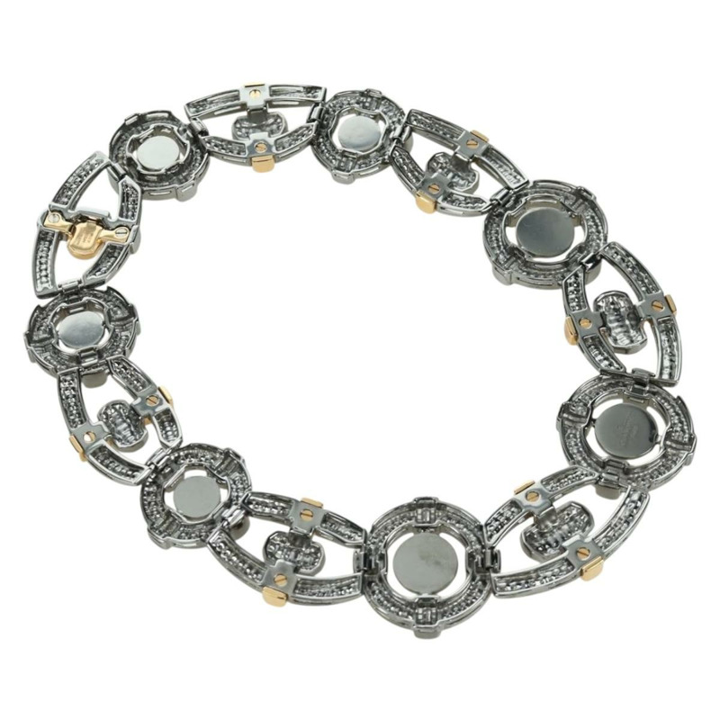 【日本直送】路易威登 Collier LV Windsor 金屬銀色手鍊 MP2199 LV Auth LNZ615SM-8