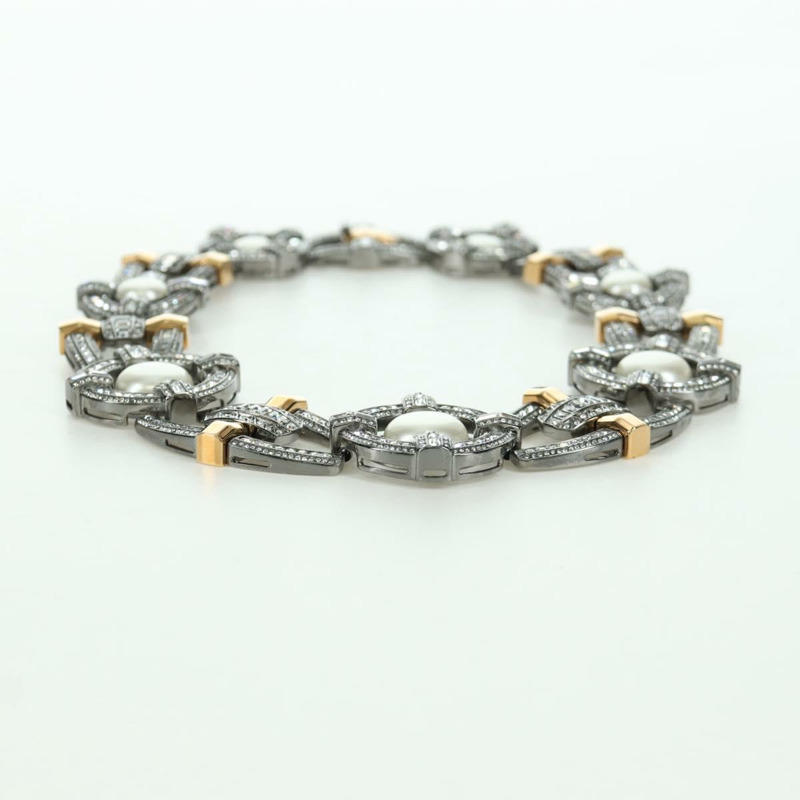 【日本直送】路易威登 Collier LV Windsor 金屬銀色手鍊 MP2199 LV Auth LNZ615SM-18