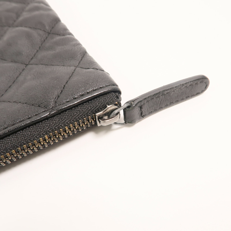 CHANEL 牛皮皮革Clutch手拿包-15