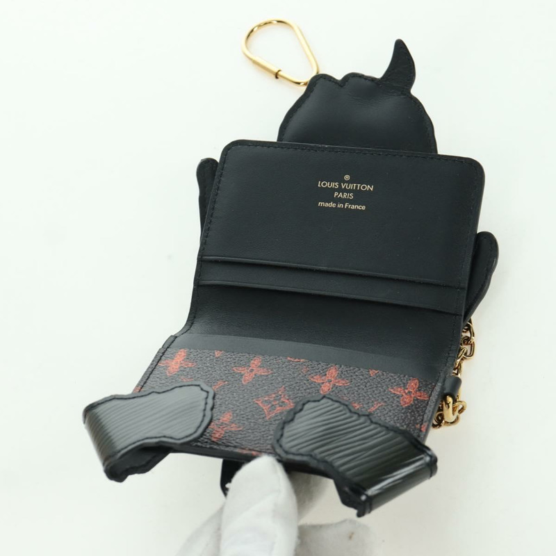 【日本直送】路易威登 Epi Dog 卡包 黑色 M63897 LV Auth LNZ614SAM-8