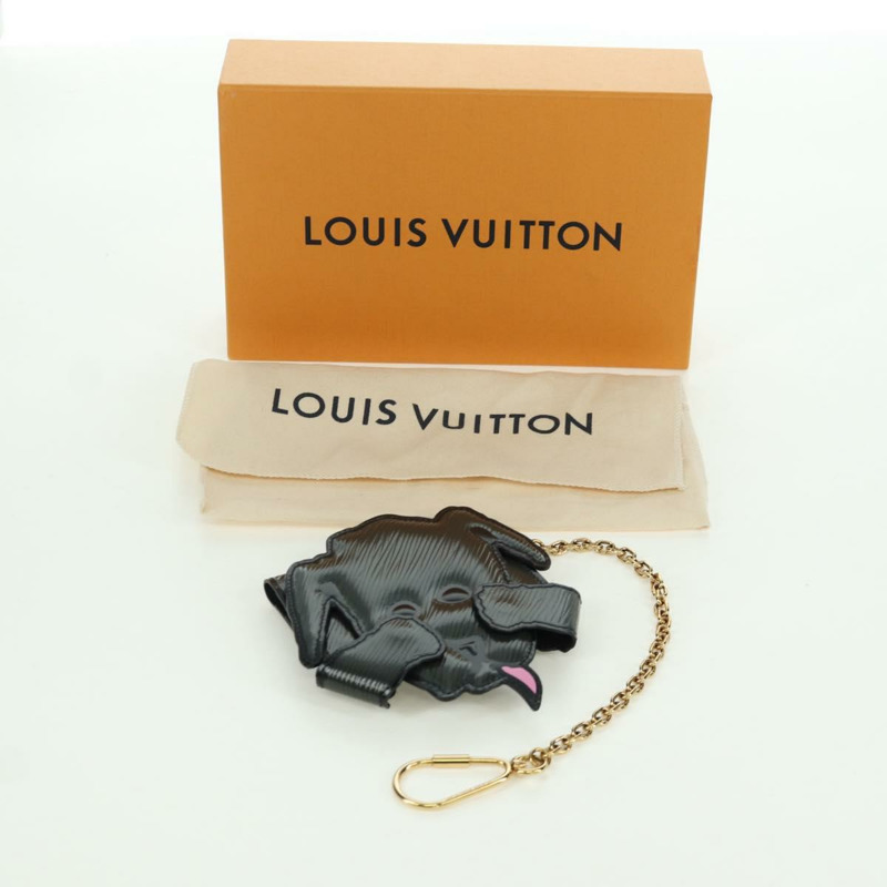 【日本直送】路易威登 Epi Dog 卡包 黑色 M63897 LV Auth LNZ614SAM-11