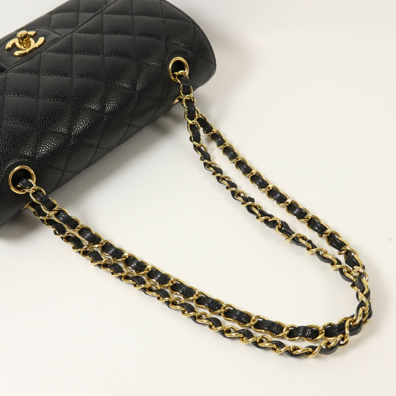 CHANEL 牛皮皮革Classic 25鏈帶肩背袋-8