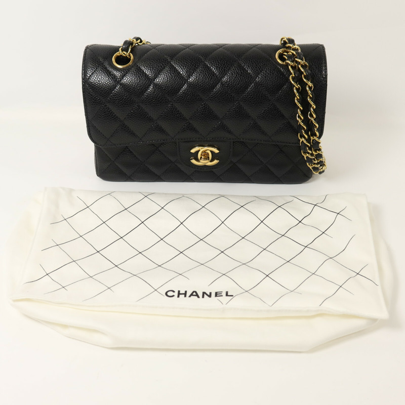 CHANEL 牛皮皮革Classic 25鏈帶肩背袋-9