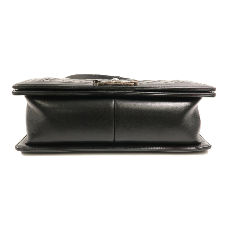 CHANEL 羊皮皮革Boy 25鏈帶肩背袋-3