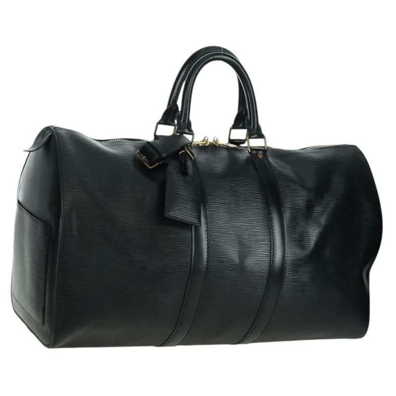 【日本直送】路易威登 Epi Keepall 45 波士頓包 黑色 M42972 LV Auth AMZ311A-0