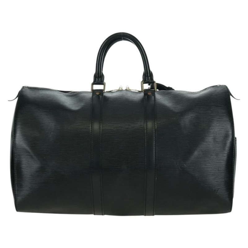 【日本直送】路易威登 Epi Keepall 45 波士頓包 黑色 M42972 LV Auth AMZ311A-1