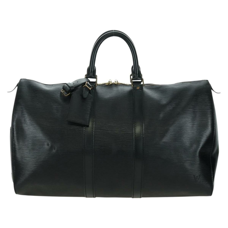 【日本直送】路易威登 Epi Keepall 45 波士頓包 黑色 M42972 LV Auth AMZ311A-12