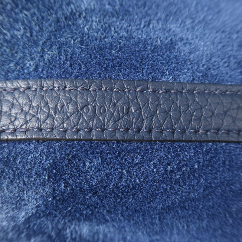 HERMES Clemence皮革 Picotin MM手挽袋Bleu De Prusse-6
