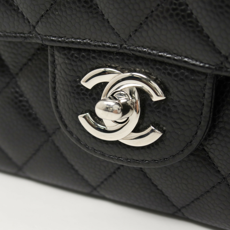 CHANEL 牛皮皮革Classic 25鏈帶肩背袋-9