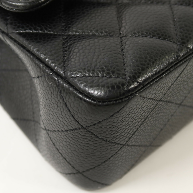 CHANEL 牛皮皮革Classic 25鏈帶肩背袋-10
