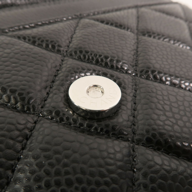 CHANEL 牛皮皮革WOC Wallet On Chain鏈帶肩背袋-15