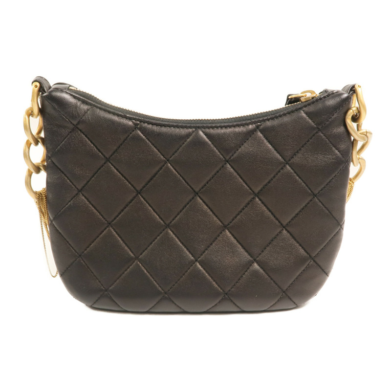 CHANEL 羊皮皮革Hobo鏈帶肩背袋-1