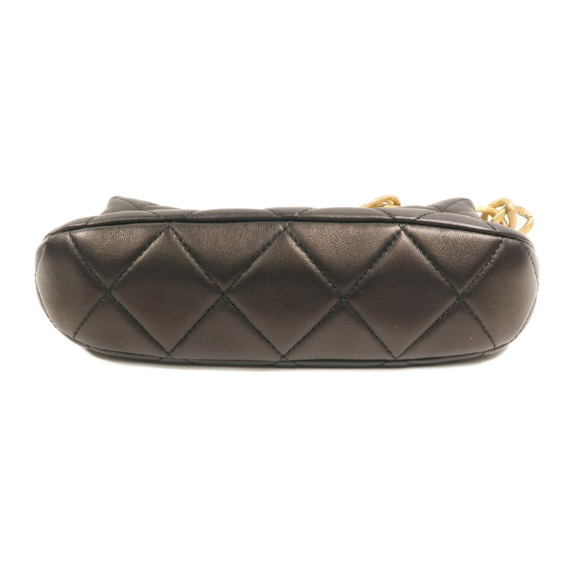 CHANEL 羊皮皮革Hobo鏈帶肩背袋-3