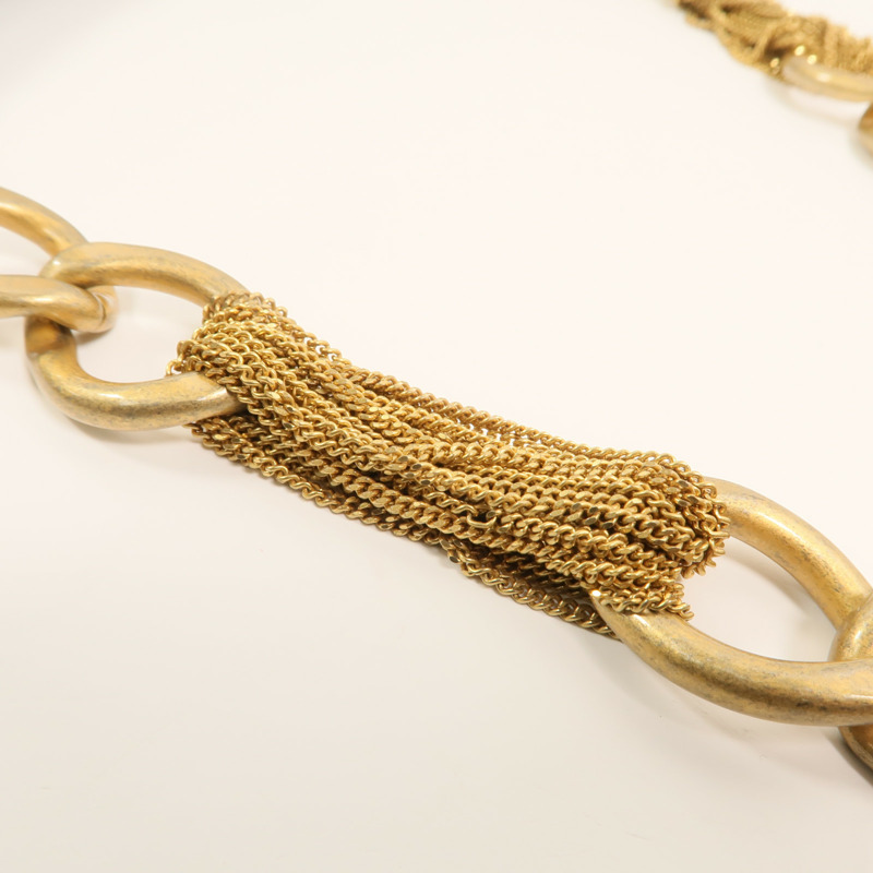 CHANEL 羊皮皮革Hobo鏈帶肩背袋-14