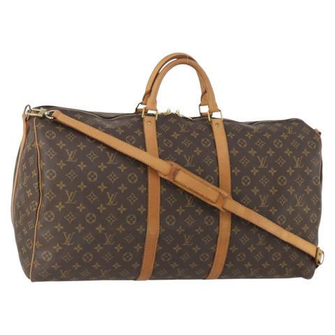 路易威登 Monogram Keepall Bandouliere 60 波士頓包 M41412 LV Auth ep13887
