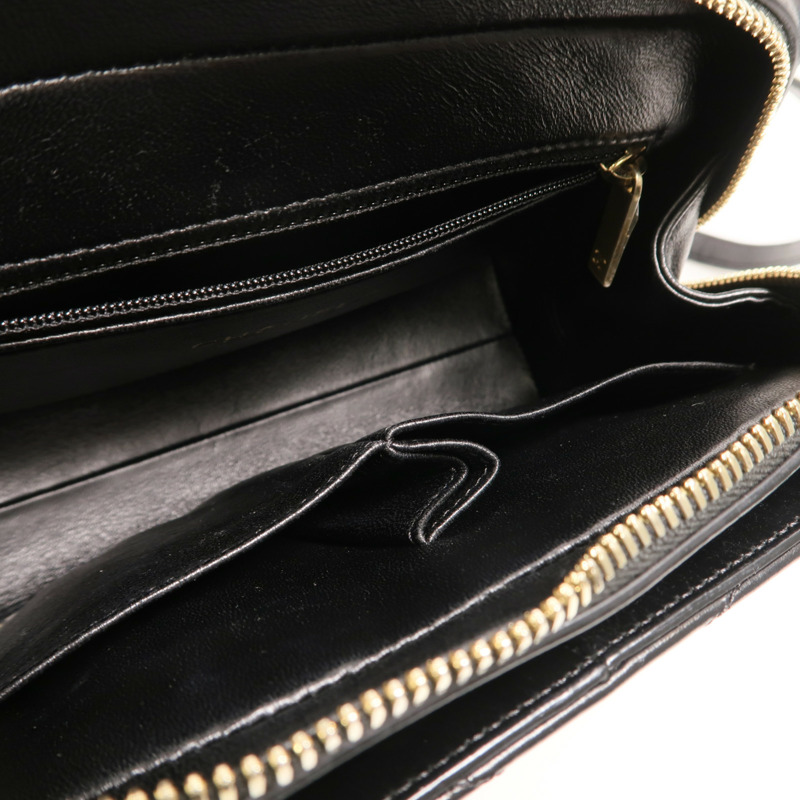 CHANEL 牛皮皮革Chevron Medal鏈帶肩背袋-4