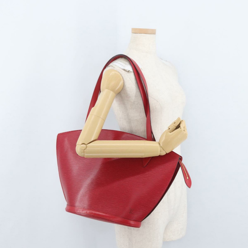 【日本直送】路易威登 Epi Saint Jacques 購物單肩包 紅色 M52277 正品 am11107A-22