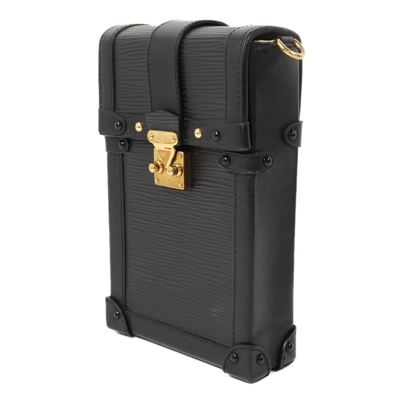 LOUIS VUITTON Epi Pochette Trunk Verticale鏈帶肩背袋-2