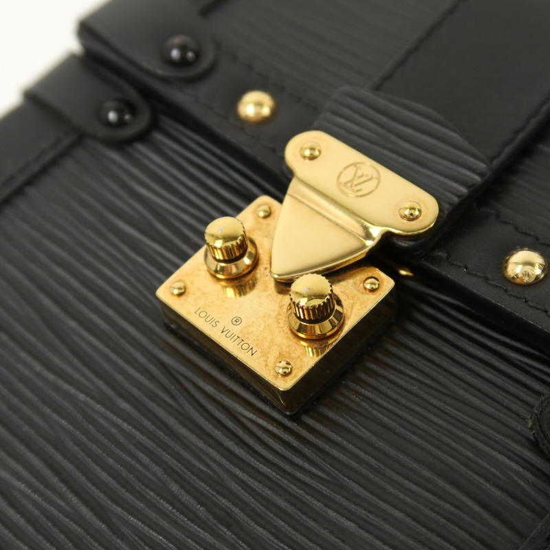 LOUIS VUITTON Epi Pochette Trunk Verticale鏈帶肩背袋-8