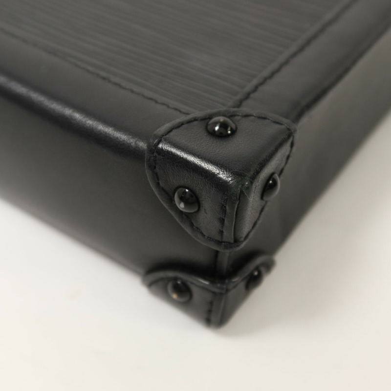 LOUIS VUITTON Epi Pochette Trunk Verticale鏈帶肩背袋-10