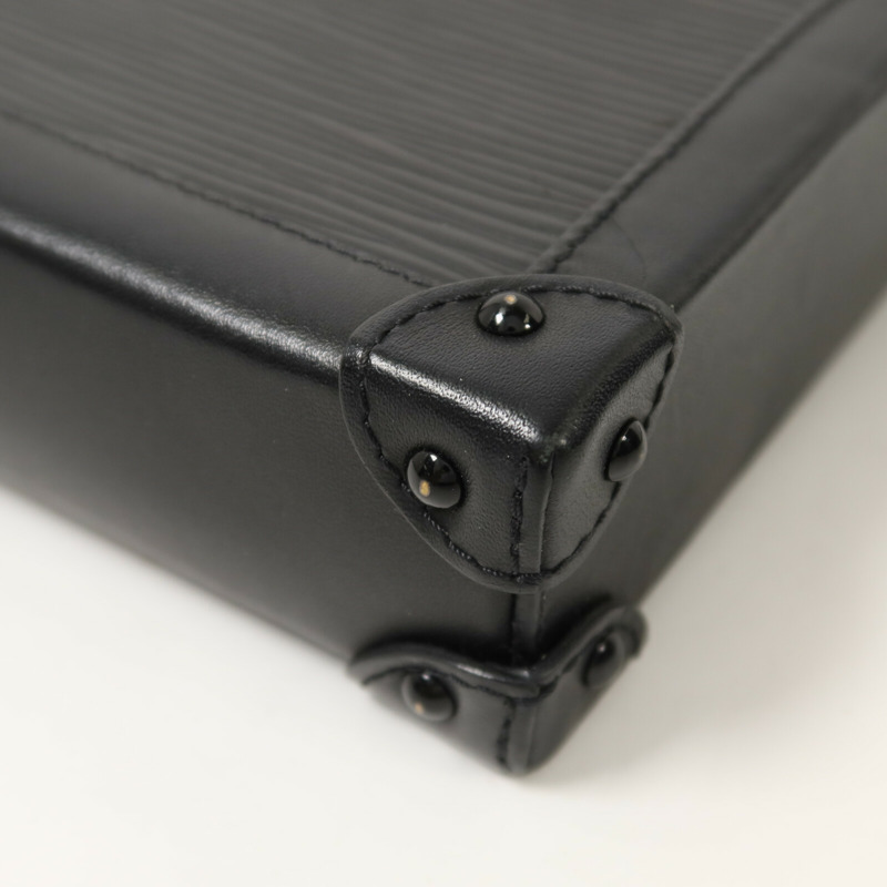 LOUIS VUITTON Epi Pochette Trunk Verticale鏈帶肩背袋-12