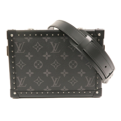 LOUIS VUITTON Monogram Eclipse Clutch Box肩背袋