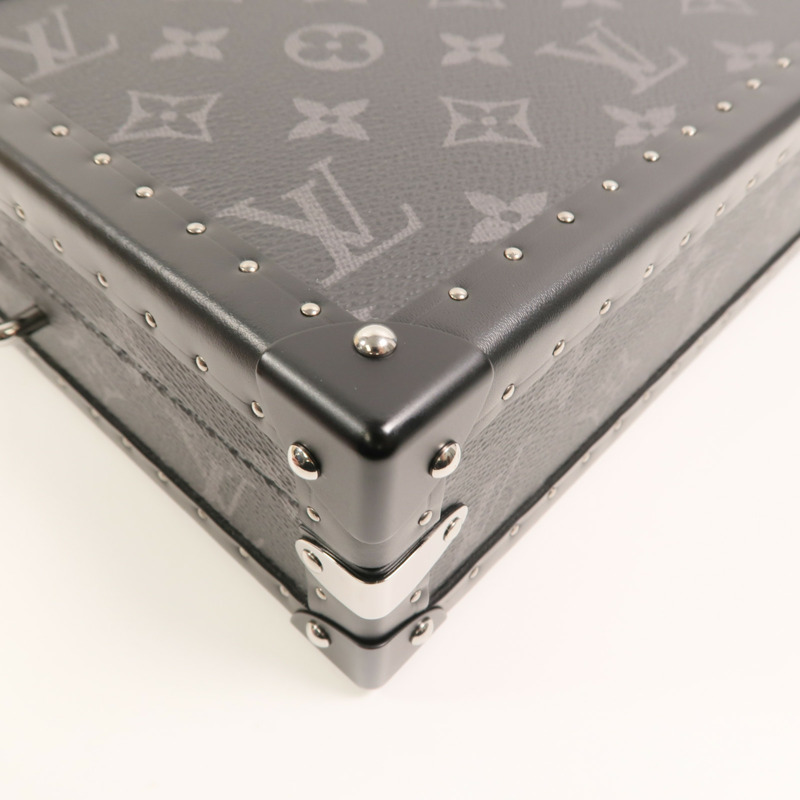 LOUIS VUITTON Monogram Eclipse Clutch Box肩背袋-12