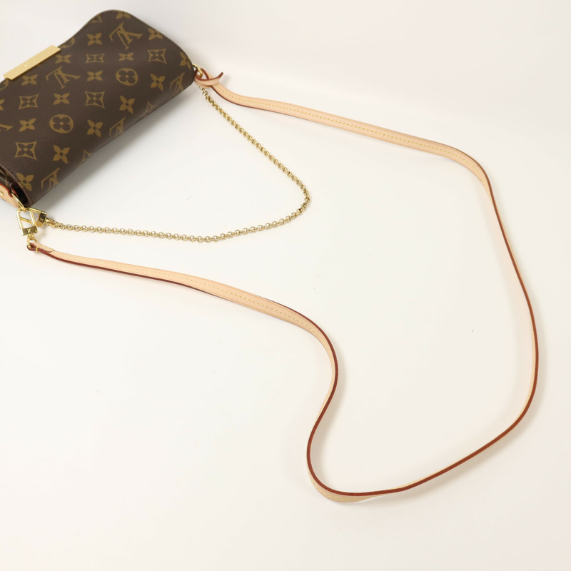 LOUIS VUITTON Monogram Favorite MM鏈帶手挽肩背兩用袋-7