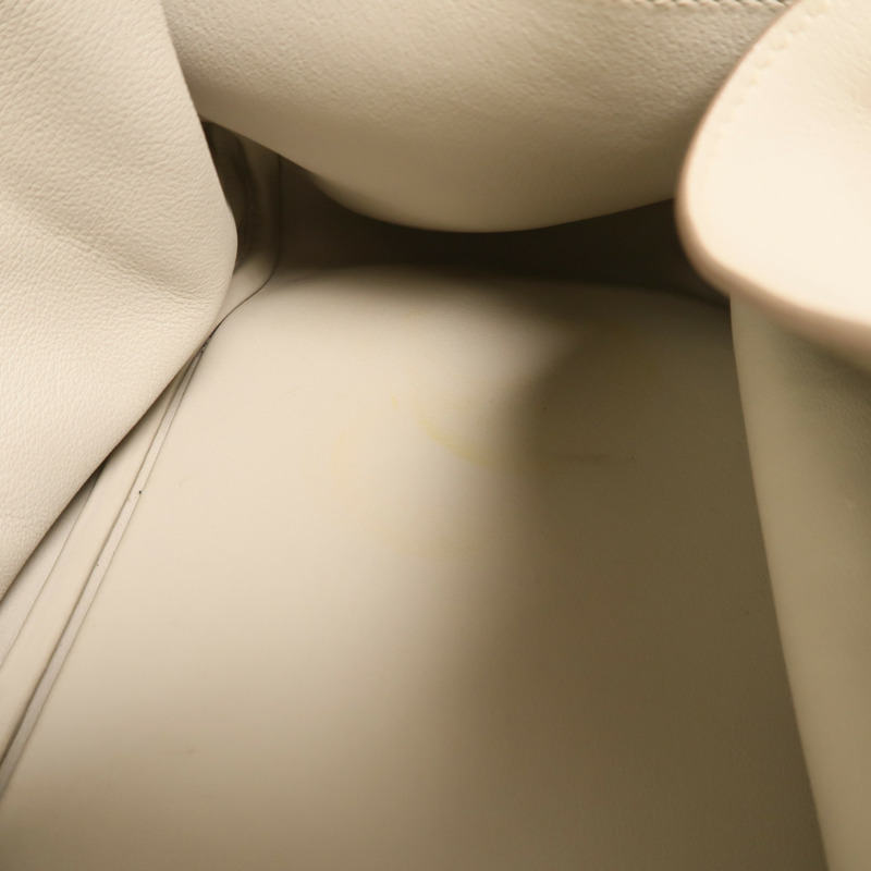 HERMES Swift皮革Lindy 34銀扣手挽肩背兩用袋Gris Perle-15