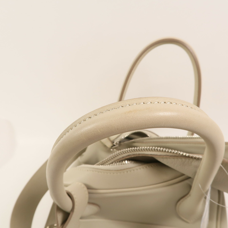 HERMES Swift皮革Lindy 34銀扣手挽肩背兩用袋Gris Perle-16