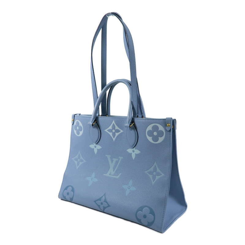 LOUIS VUITTON Monogram Empreinte On The Go MM手挽肩背兩用袋-1