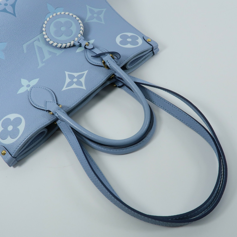 LOUIS VUITTON Monogram Empreinte On The Go MM手挽肩背兩用袋-9