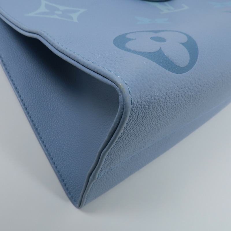 LOUIS VUITTON Monogram Empreinte On The Go MM手挽肩背兩用袋-14