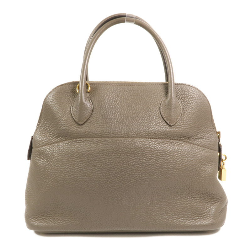 HERMES Togo皮革Bolide 31手挽袋Etain-1